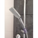Úsporná sprchová hlavica Aguaflux Basic Eco 8l/min chróm biela ručná