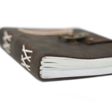 Kožený Zápisník 18x13 cm - Confession (čisté strany)