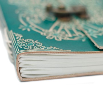 Kožený Zápisník 18x13 cm - Peace (čisté strany)