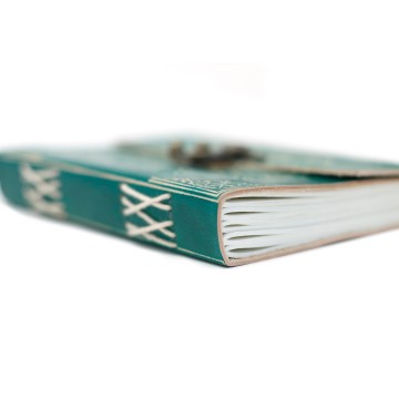 Kožený Zápisník 18x13 cm - Peace (čisté strany)