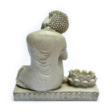 Budha so svietnikom sivý