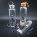 Krištáľová sklenená fľaša