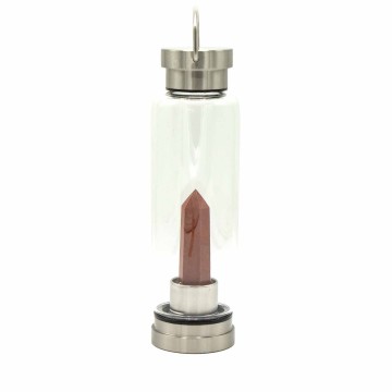 Krištáľová sklenená fľaša Červený jaspis (obelisk) - Osvieženie