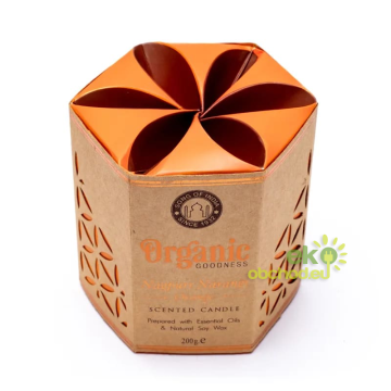 Sójová sviečka Organic Goodness - Pomaranč