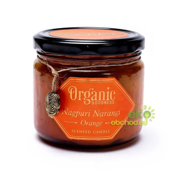 Sójová sviečka Organic Goodness - Pomaranč