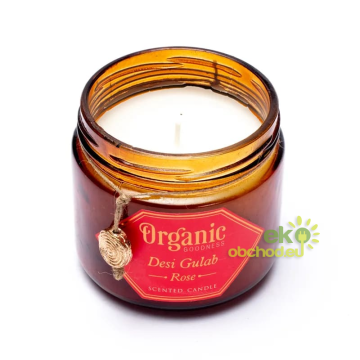 Sójová sviečka Organic Goodness - Ruža - 2