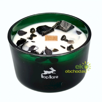 Vonná sviečka - obsidián a...