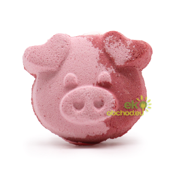 Bomba do kúpeľa pre deti - Prasiatko - Vanilkový Koláčik