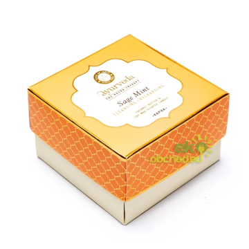 Vonná sviečka s dvoma knôtmi, Kapha - šalvia & mäta