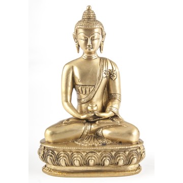 Socha Buddha Amitabha Mosadz 20cm 1,8kg