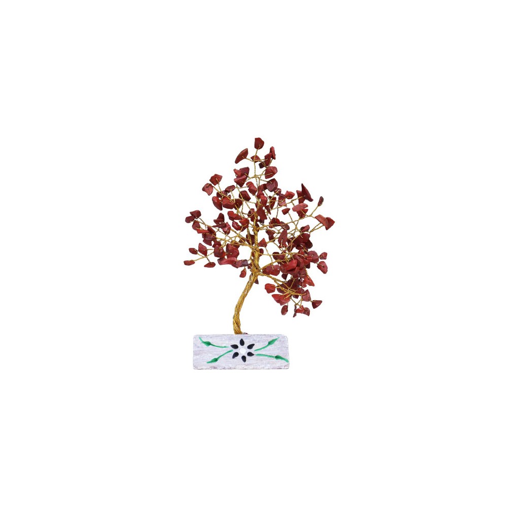 Stromček Šťastia - Červený jaspis (160 kamienkov)