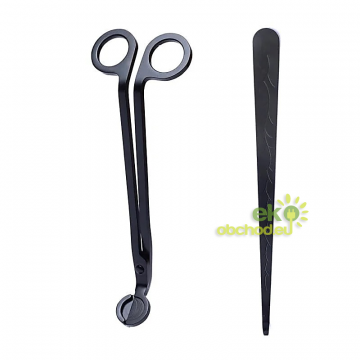 Sada príslušenstva na sviečku - Orezávač sviečok a naberač knôtu