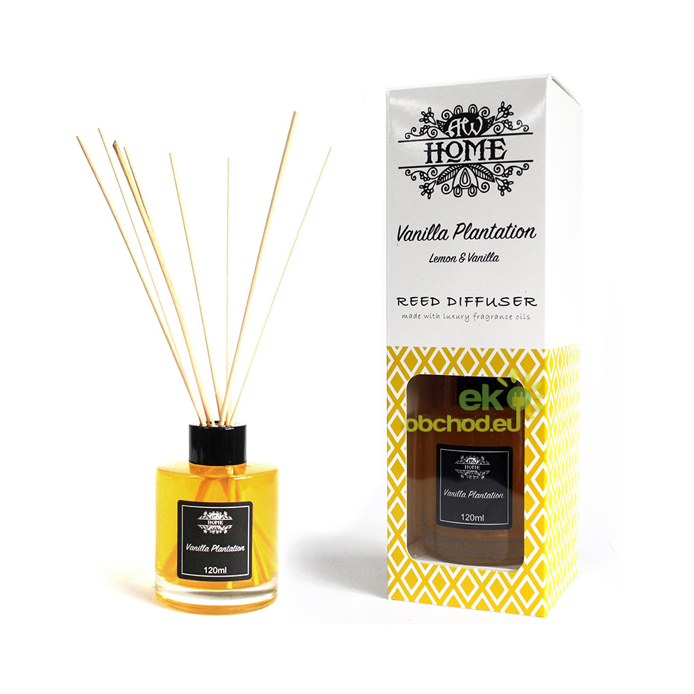 Vonný tyčinkový difuzér - Vanilka & Citrón