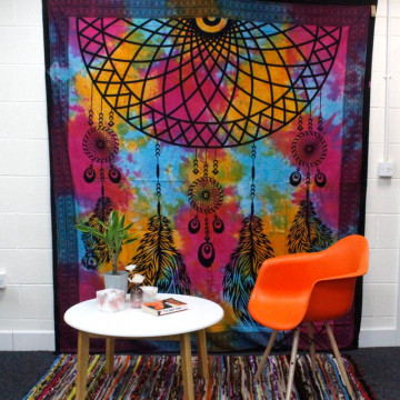 Dvojlôžková bavlnená prikrývka na posteľ - Lapač Snov