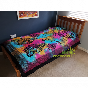 Jednolôžková bavlnená prikrývka na posteľ - Lapač Snov