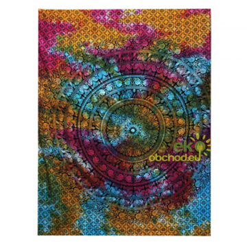 Jednolôžková bavlnená prikrývka na posteľ - Slon Mnadala