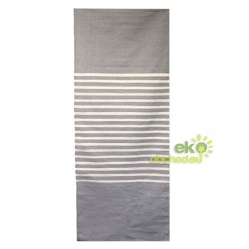 Koberec z Indickej Bavlny, 70 x 170 cm, Sivý