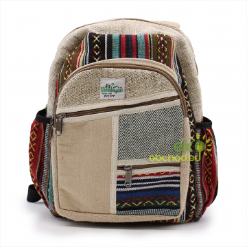 Malý Konopný batoh - ZigZag Zipsy Štýl