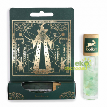 Tarotový Roll On Hop Hare - Kúzelník - So Zeleným Avanturínom
