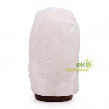 Biela himalájska lampa s podstavcom, 10kg