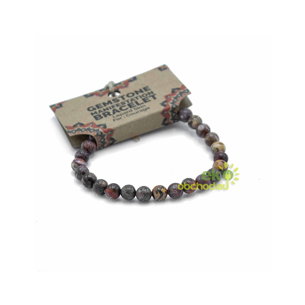 Náramok Leopardia koža - Odvaha