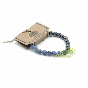 Náramok z Fazetovaných Drahých Kameňov - Sodalit