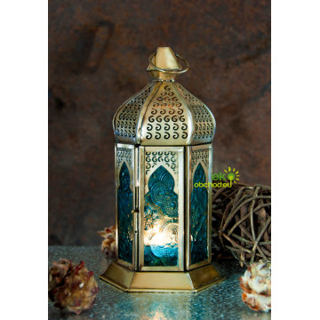 Orientálny kovový lampáš - FATIMA