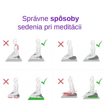 Meditačný vankúš z organickej bavlny - Kvet života, biely