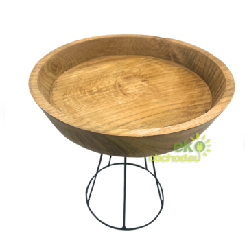 Teaková Miska Vyvýšená 25cm