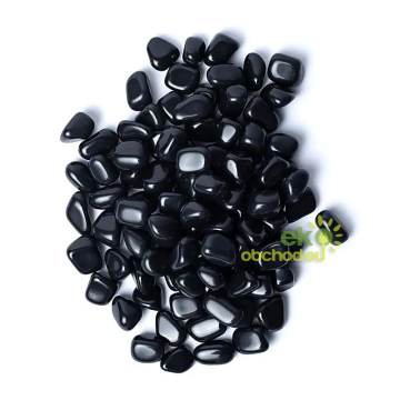 Tromlovaný čierny Achát 1000g trieda kvality A