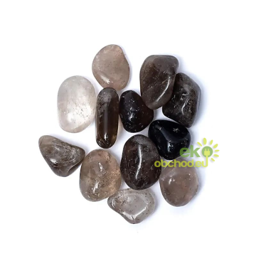 Tromlovaný Kremeň dymový 500g trieda kvality A