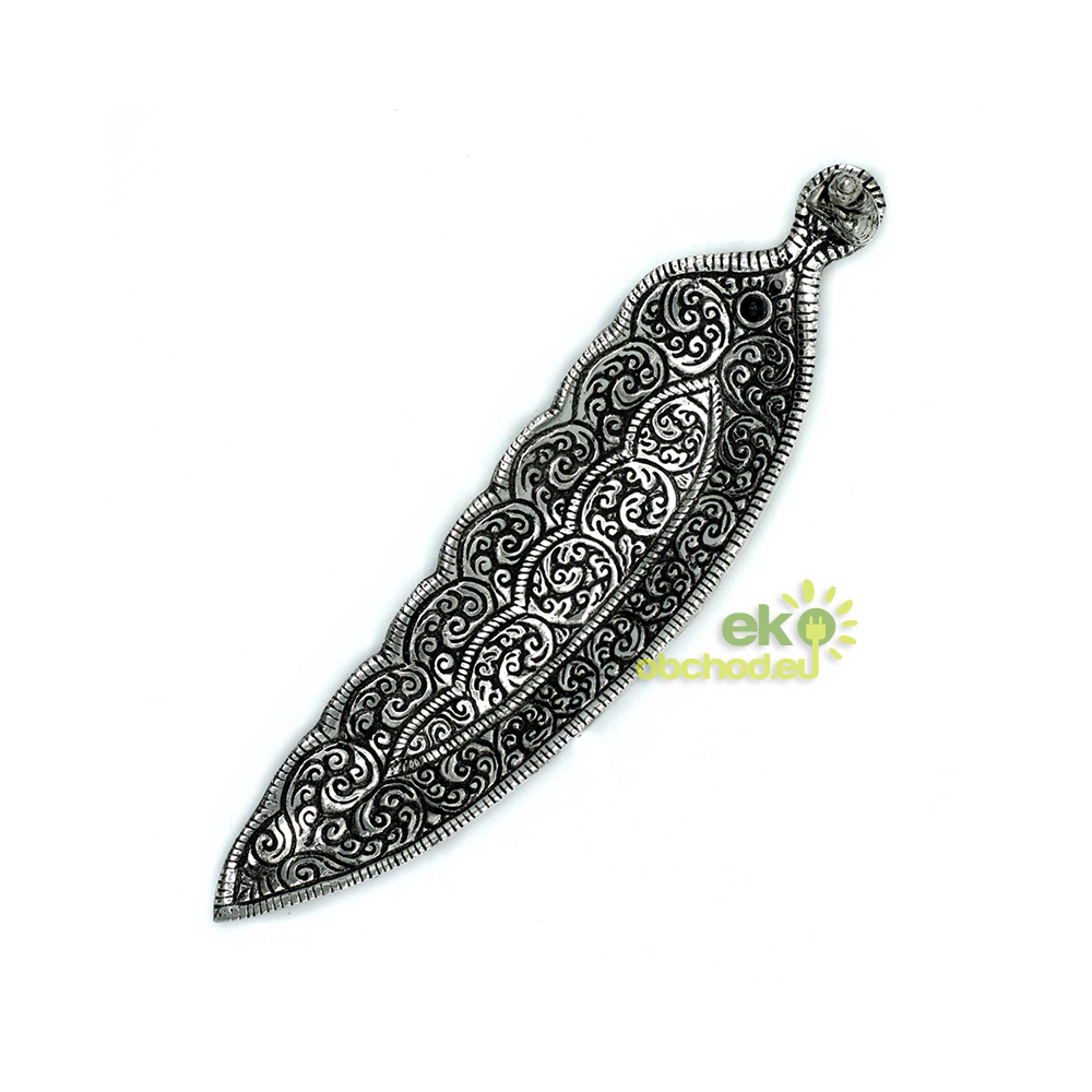 Stojan na Vonné Tyčinky Budha z Lešteného Hliníka Dlhý, 23 cm