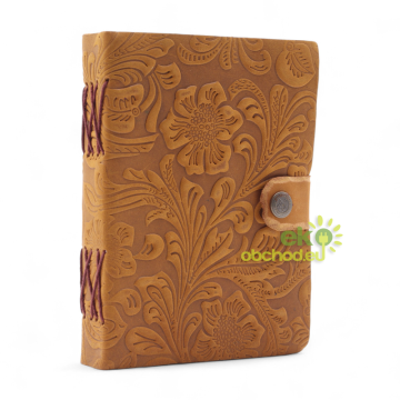 Kožený Zápisník 18x13,5 cm...