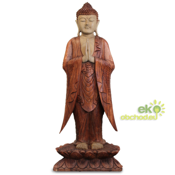Ručne Vyrezávaná Socha Budhu - 100 cm Vitajte