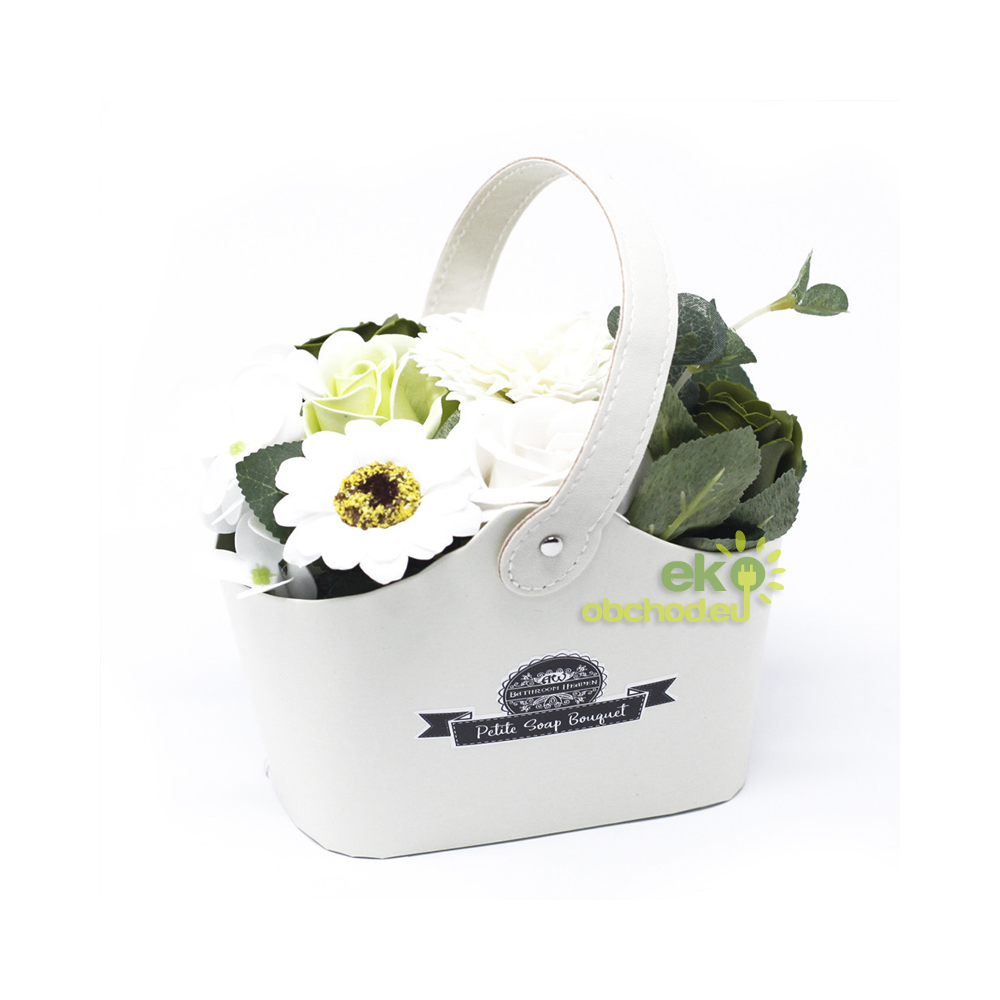 Malá Mydlová Kytica v Košíku - Zelená