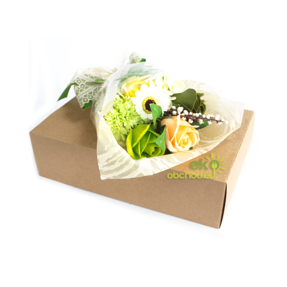 Mydlová Kytica v Krabici - Zelená
