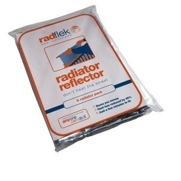 Úsporné radiátorové fólie RADFLEK - 3 ks pre 6 radiátorov