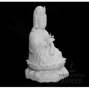 Quan Yin, porcelánová soška - 2