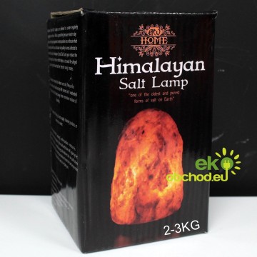 Kvalitná himalájska soľná lampa s podstavcom 2 - 3 kg