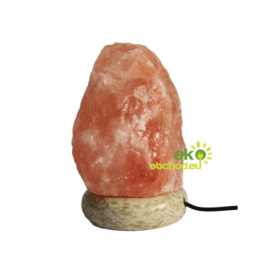 Kvalitná prírodná soľná lampa s USB pripojením – 11,5 cm