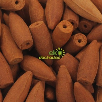 Vonné kužele „tečúci dym“ – Santalové drevo – 500g (cca 225 ks)