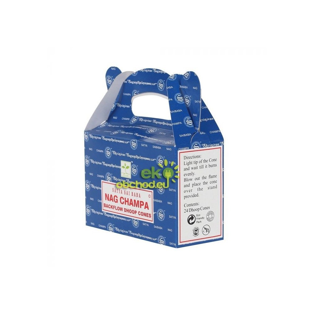 Vonné kužele SATYA „tečúci dym“ – Nag Champa – (24ks)