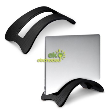 Drevený stojan na tablet / laptop / notebook / Macbook – dub čierny