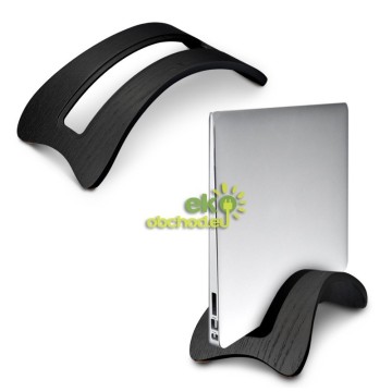 Drevený stojan na tablet / laptop / notebook / Macbook – dub čierny