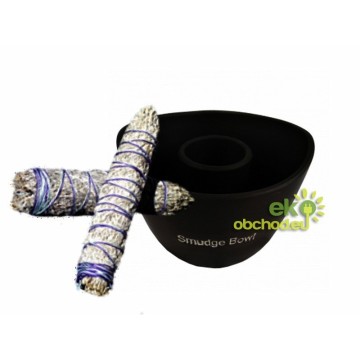 Miska na šamanské zväzky terakota čierna