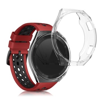 Silikónový obal Huawei Watch GT 2e (46mm) – priehľadná (2ks)