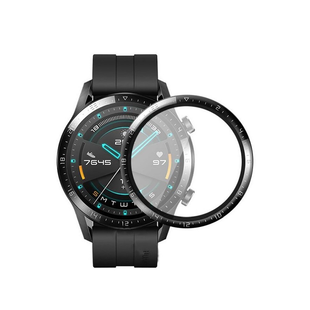 Ochranné temperované sklo Huawei Watch GT2 (46mm) – čierna