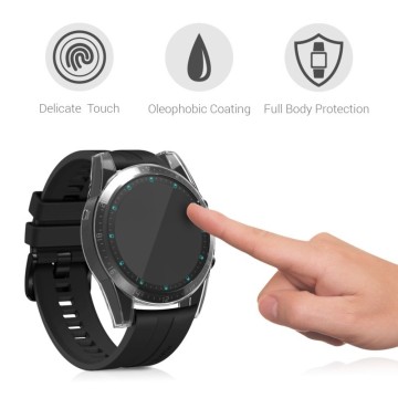 Silikónový obal Huawei Watch GT2 (46mm) – priehľadná (2ks)