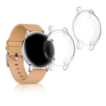 Silikónový obal Huawei Watch GT2 (42mm) – priehľadná (2ks)