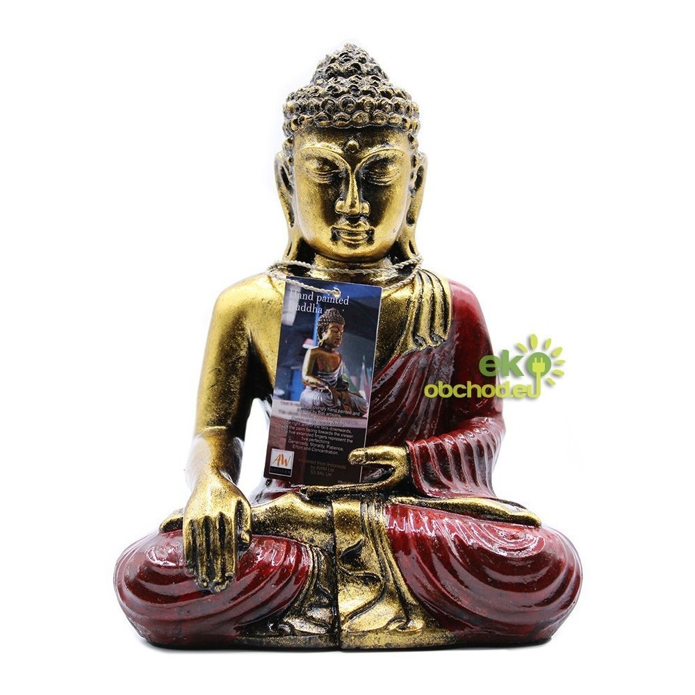 Buddha červeno-zlatý – Veľký